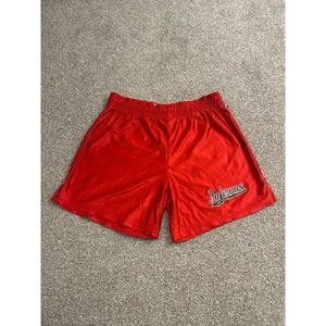VTG Intensity Athletic Shorts Womens Medium Red Excellent Infernos Softball 7465